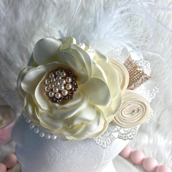hobbeesboutique Other - Flower Turban Headband, Newborn Girl Gift , Head Wraps